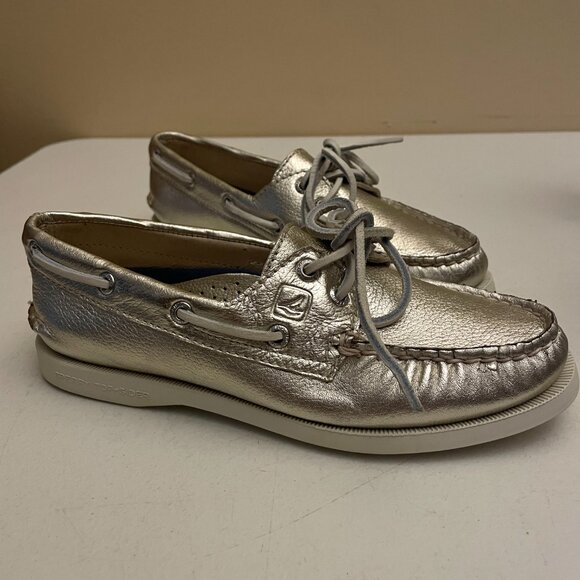 Sperry Top-Sider Metallic Authentic Original Boat Shoe Sneaker Size 5 - Picture 6 of 16